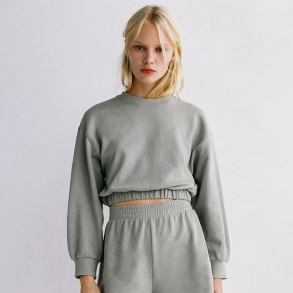 ZARA BNWT Plush Sweatshirt - Picture 1 of 6